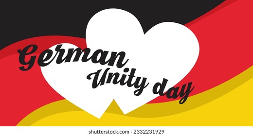 German Unity day - Tag der Deutschen Einheit. Creative Background