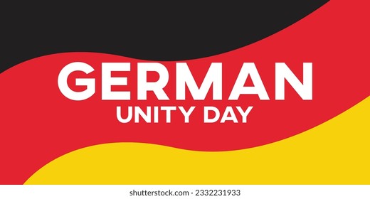 German Unity day - Tag der Deutschen Einheit. Creative Background