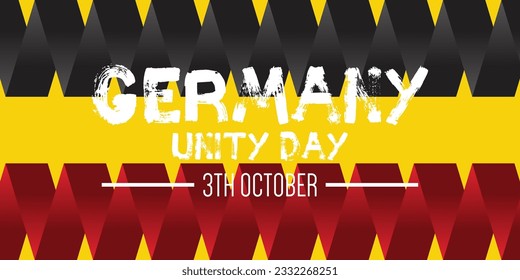 German Unity day - Tag der Deutschen Einheit. 3TH october. Creative Background