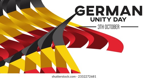 German Unity day - Tag der Deutschen Einheit. 3TH october. Creative Background