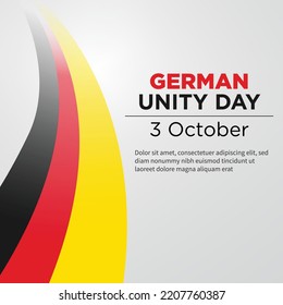 german unity independence day celebration flag | tag der deutschen einheit vector design