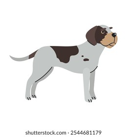 German wirehaired pointer icon clipart avatar logotype isolated illustration