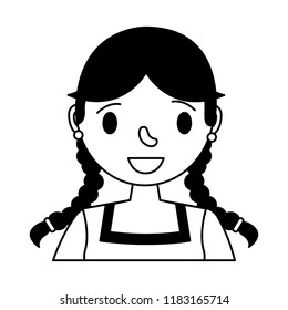 german woman typical avatar character