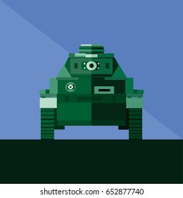 german world war 2 tank vector illustration