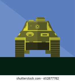 german world war 2 tank vector illustration