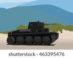 German world war II tank Panzerkampfwagen II was fighting in mountain terrain