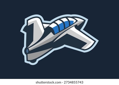 German WWII rocket-powered interceptor aircraft vector illustration. 