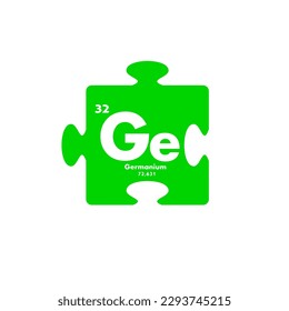 germanium icon set. vector template illustration for web design