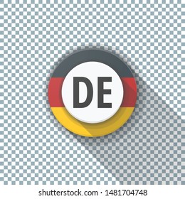 Germany adaptive standard icon for application illustration