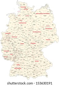 germany administrative map