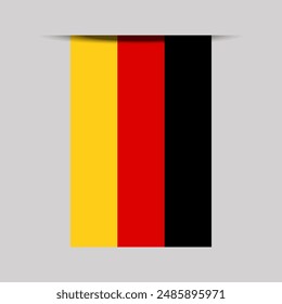 Germany Banner Flag Vector Illustration
