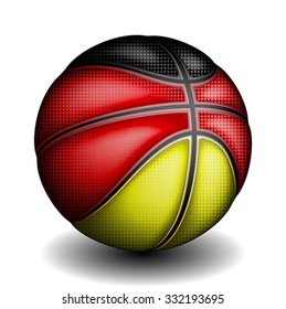 Germany  basket ball, vector 
