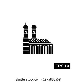 Germany Building Icon. Germany Building Symbol Vector