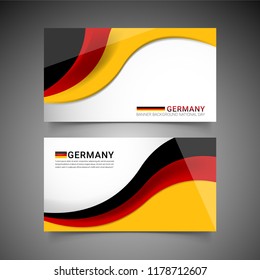 Fondo del concepto de la bandera del color de Alemania para el día de la independencia y otros acontecimientos, Ilustración vectorial
