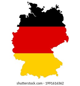 germany country flag vector on white background