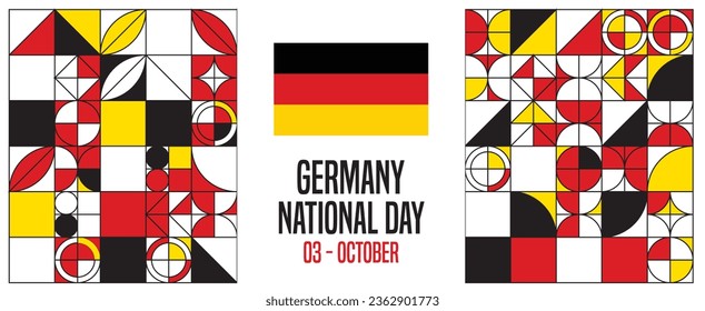 Germany country Notional day Vector Banner.