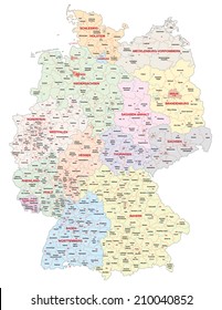 Germany electoral districts