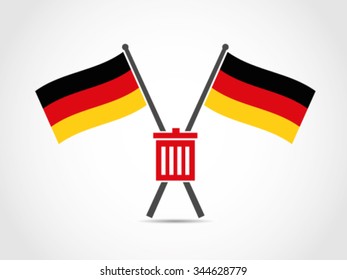 Germany Emblem Flag Waste Management