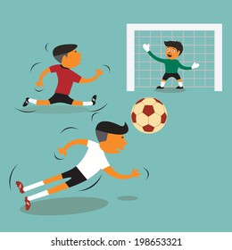 Germany England soccer players encounter