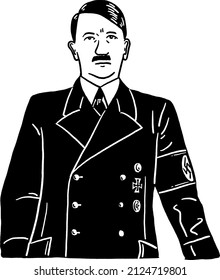 31 Hitler Cartoon Images, Stock Photos & Vectors | Shutterstock