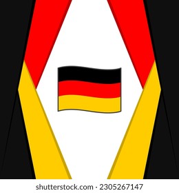 Germany Flag Abstract Background Design Template. Germany Independence Day Banner Social Media Post. Germany Design
