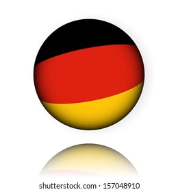 Germany flag, Abstract, Sphere