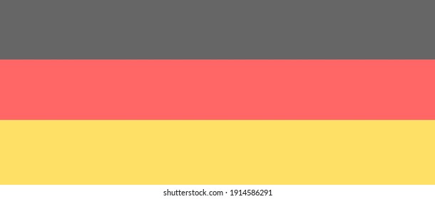Germany Flag background panorama for European push button concepts.	