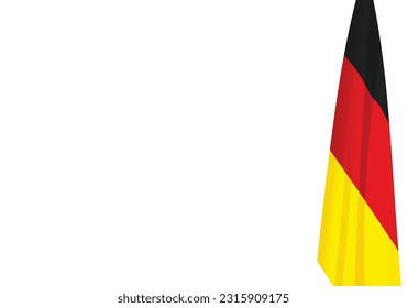 Fondo de la bandera alemana. ilustración vectorial