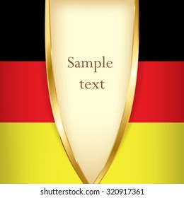 Germany flag banner background