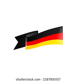 Germany flag banner design isolated