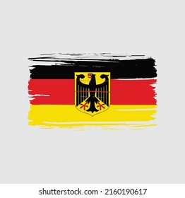 Deutschland Flaggenspülung. Nationalflagge