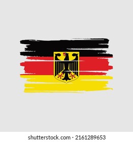 Germany Flag Brush. National Flag