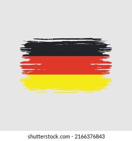 Germany Flag Brush. National Flag