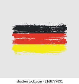 Germany Flag Brush. National Flag