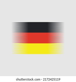 Germany Flag Brush. National Flag