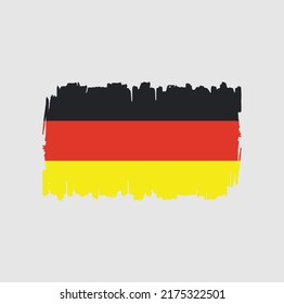 Germany Flag Brush. National Flag