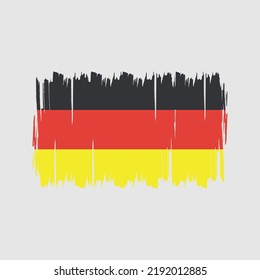 Germany Flag Brush. National Flag