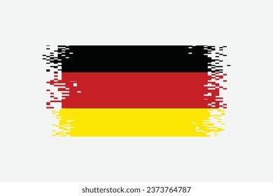 germany flag brush splatter grunge background