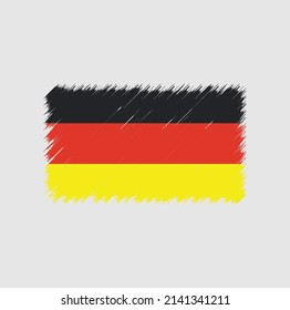 Germany Flag Brush Strokes. National Flag