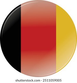 Ilustración de diseño de Vector de bandera de Alemania