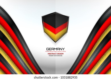 Germany flag concept background for Independence Day and other events, Vector illustration