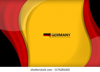 Germany flag concept background for Independence Day and other events, Vector illustration