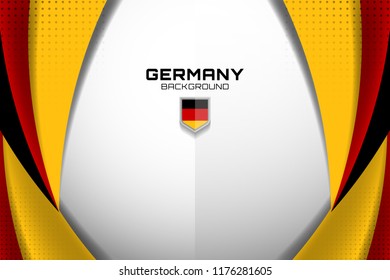 Germany flag concept background for Independence Day and other events, Vector illustration