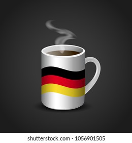 Germany flag cup design 