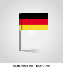 Germany flag design vector 