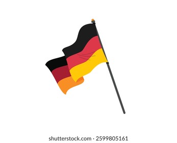 Germany Flag Design Vector PNG