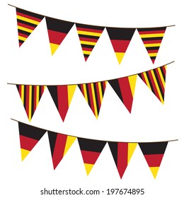 Germany flag garland 