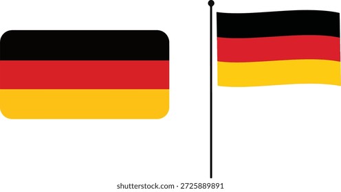 bandeira alemã, bandeira alemã, bandeira alemã, orgulho alemão,