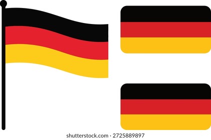 bandeira alemã, bandeira alemã, bandeira alemã, orgulho alemão,