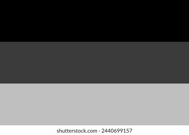 Deutschland Flagge - Graustufen monochrome Vektorgrafik. Flagge in Schwarz-Weiß